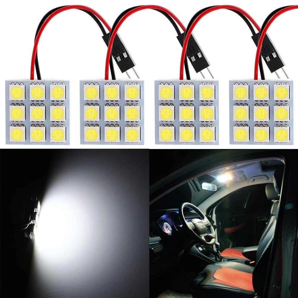 Car Roof LED light 9 SMD 5050-ضوء سقف السيارة LED 9 SMD 5050-Auto-Emporio-Kuwait.0