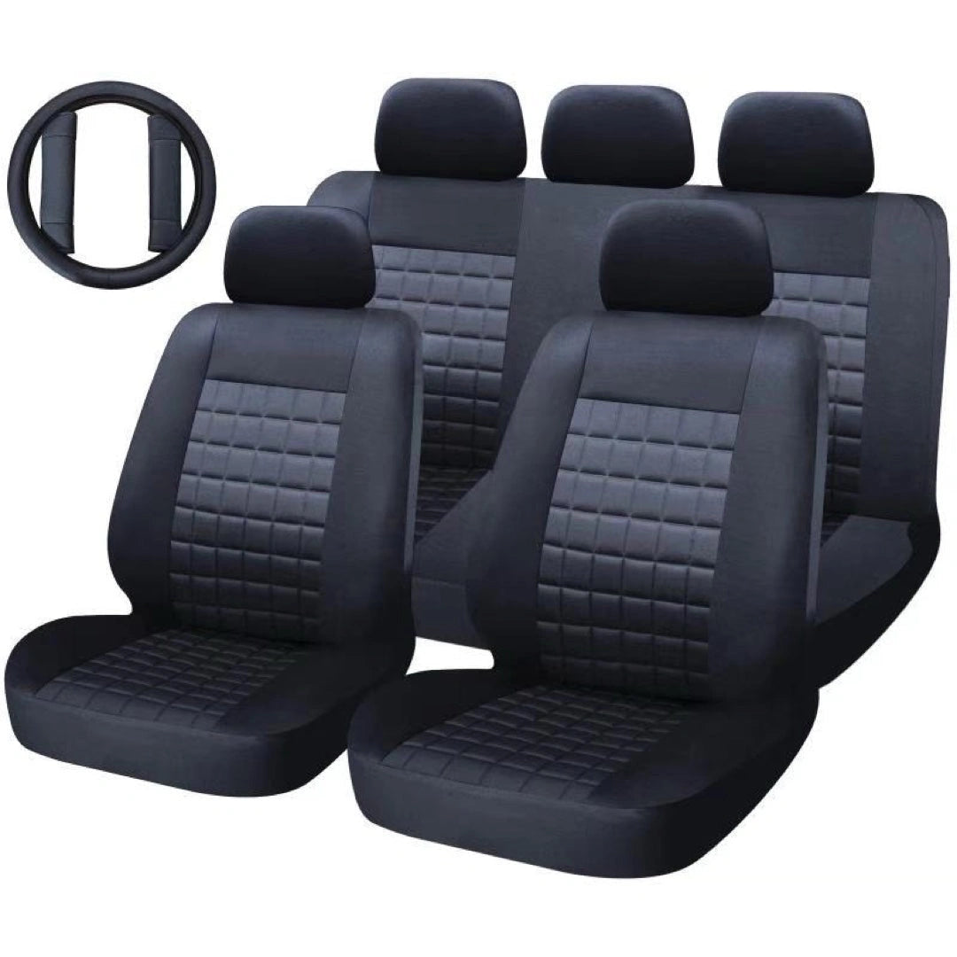 Car Seat Cover (5pcs set)-غطاء مقعد السيارة (طقم 5 قطع)-Auto-Emporio-Kuwait.0