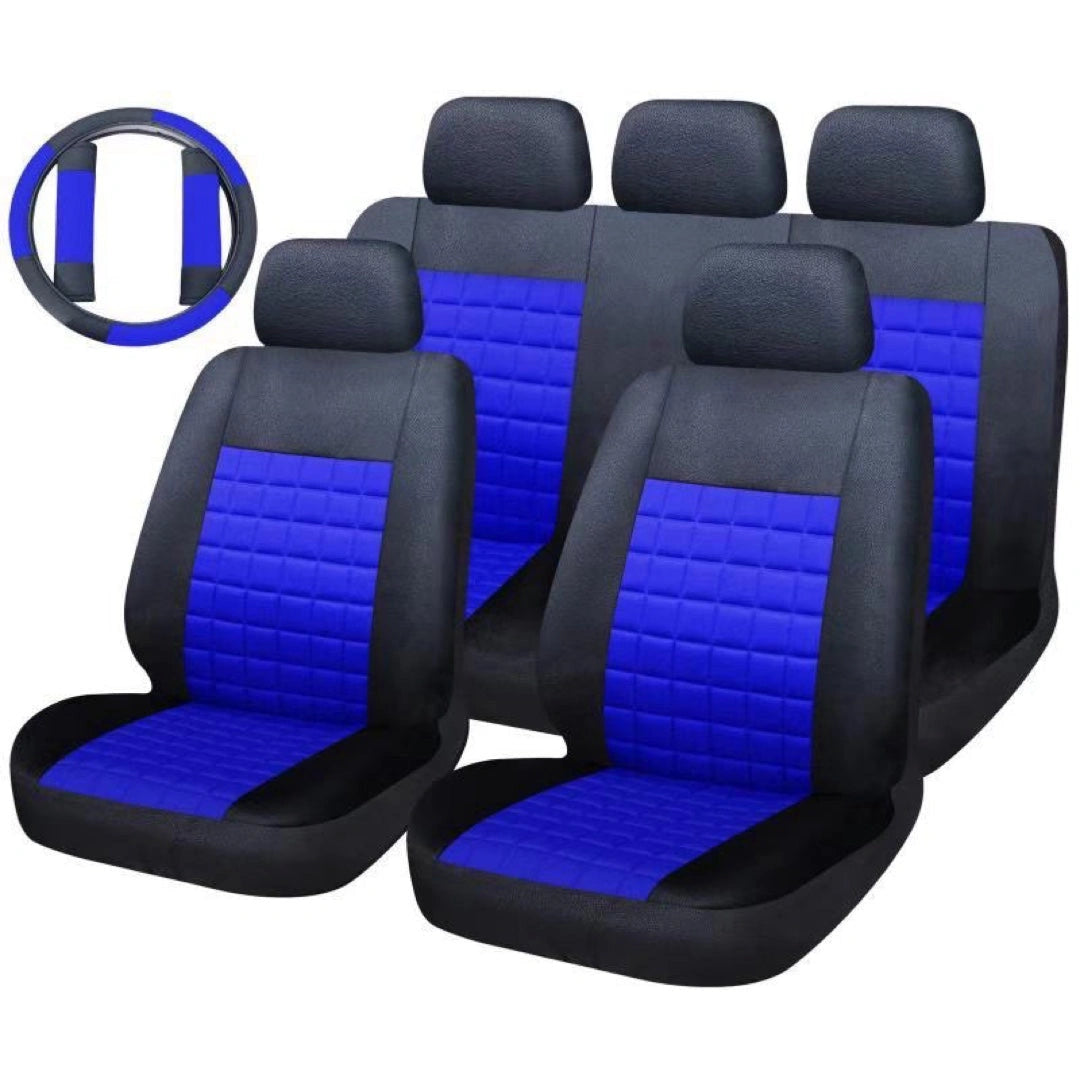 Car Seat Cover (5pcs set)-غطاء مقعد السيارة (طقم 5 قطع)-Auto-Emporio-Kuwait.0