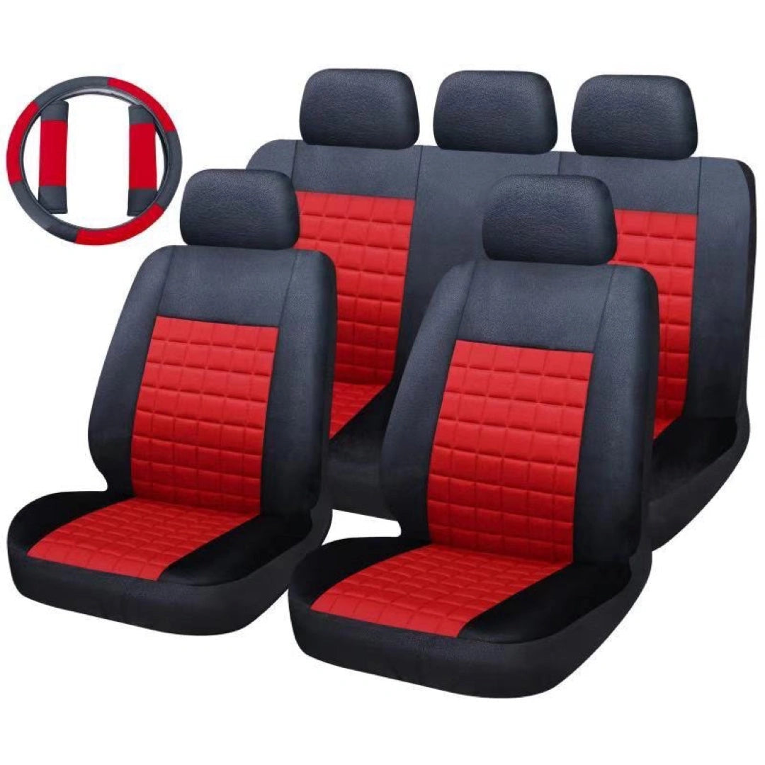 Car Seat Cover (5pcs set)-غطاء مقعد السيارة (طقم 5 قطع)-Auto-Emporio-Kuwait.0