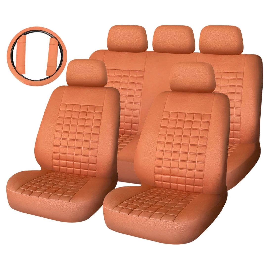 Car Seat Cover (5pcs set)-غطاء مقعد السيارة (طقم 5 قطع)-Auto-Emporio-Kuwait.0