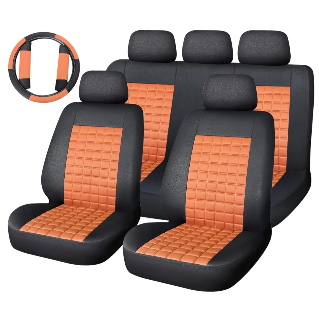 Car Seat Cover (5pcs set)-غطاء مقعد السيارة (طقم 5 قطع)-Auto-Emporio-Kuwait.0