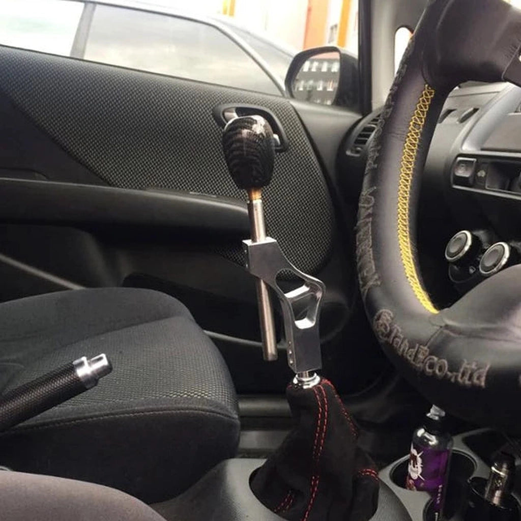 Carbon Fiber Gear Shift Knob Oval Shape-مقبض ناقل الحركة من ألياف الكربون ذو شكل بيضاوي-Auto-Emporio-Kuwait.0
