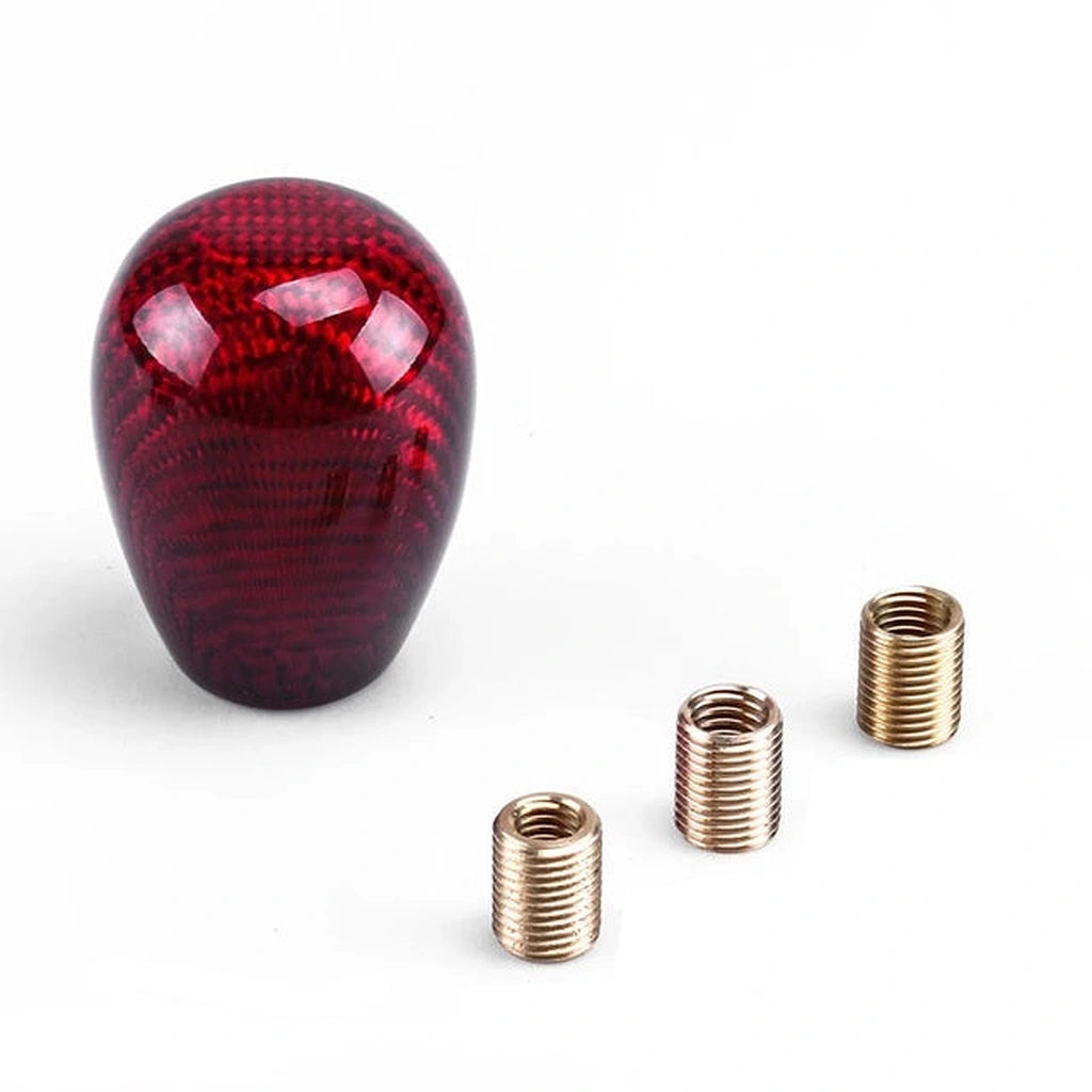 Carbon Fiber Gear Shift Knob Oval Shape-مقبض ناقل الحركة من ألياف ...