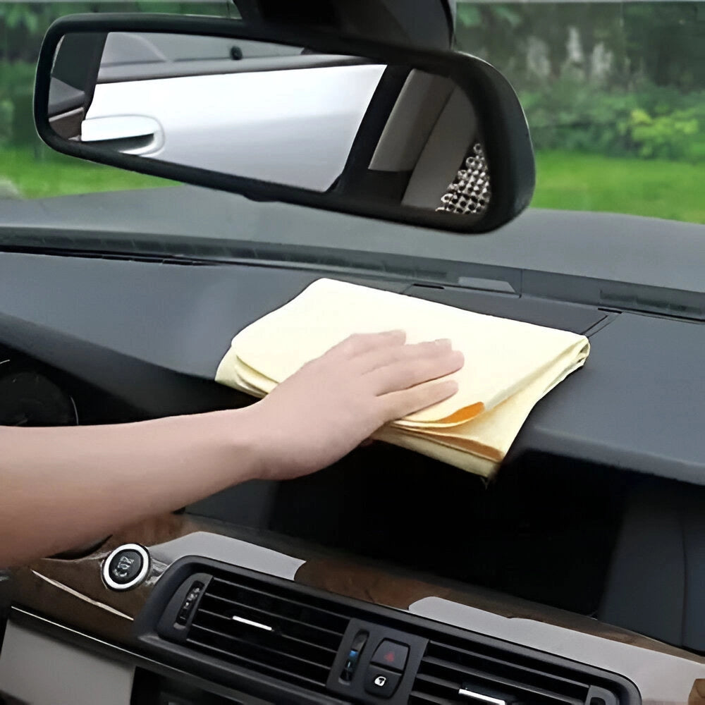 Clean Cham Chamois Cloth-قماش الشامواه النظيف-Auto-Emporio-Kuwait.0