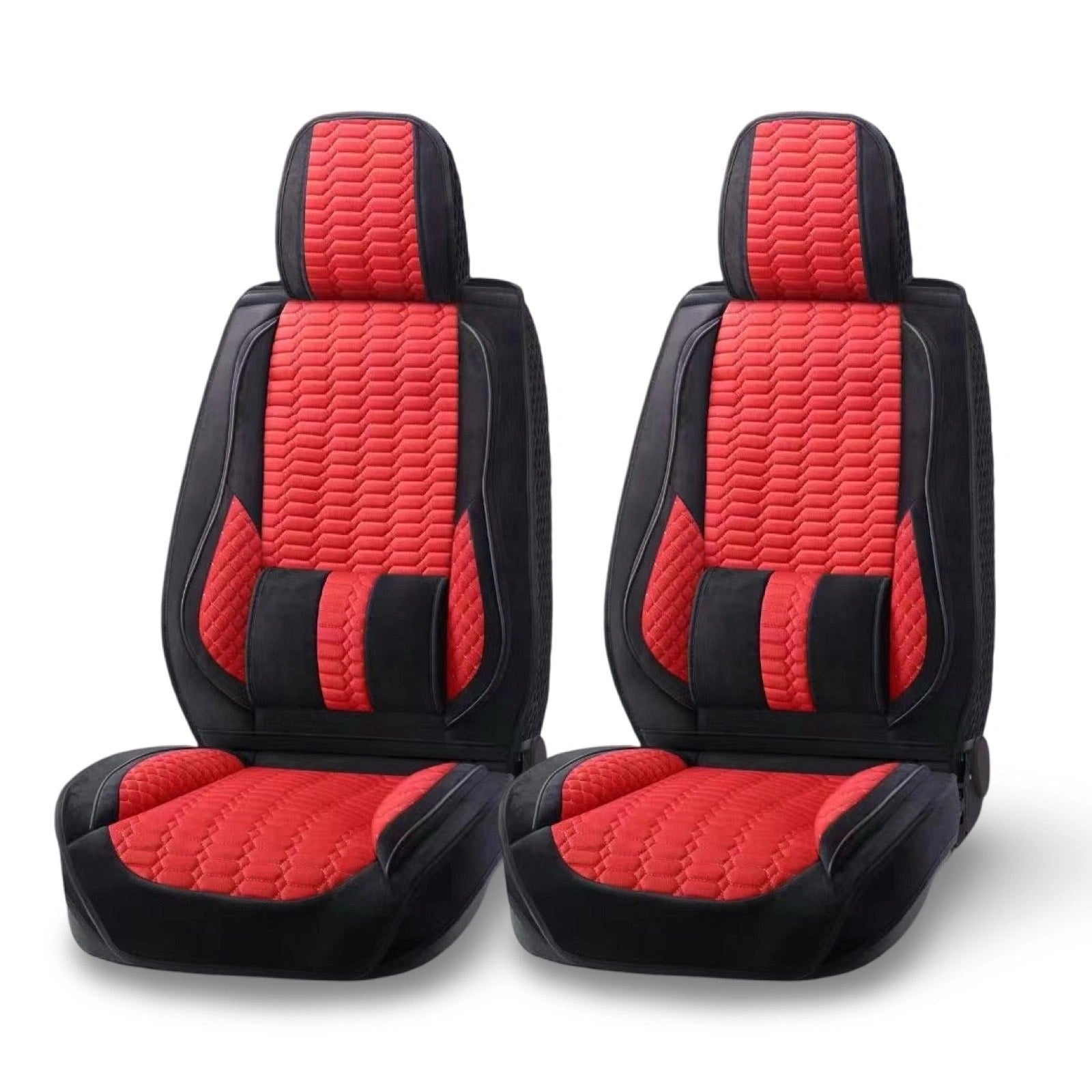 Comfort Velvet Seat Cushions (2 pcs)-وسائد مقعد مريحة مخملية (2 قطعة)-Auto-Emporio-Kuwait.0