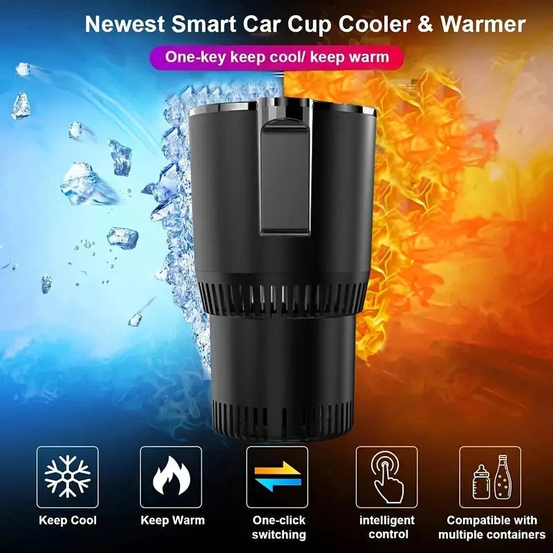 Car Electric Heating/Cooling Cup Holder Mug with Temperature Display-كوب حامل أكواب للتدفئة/التبريد الكهربائي للسيارة مع عرض لدرجة الحرارة-Auto-Emporio-Kuwait.0
