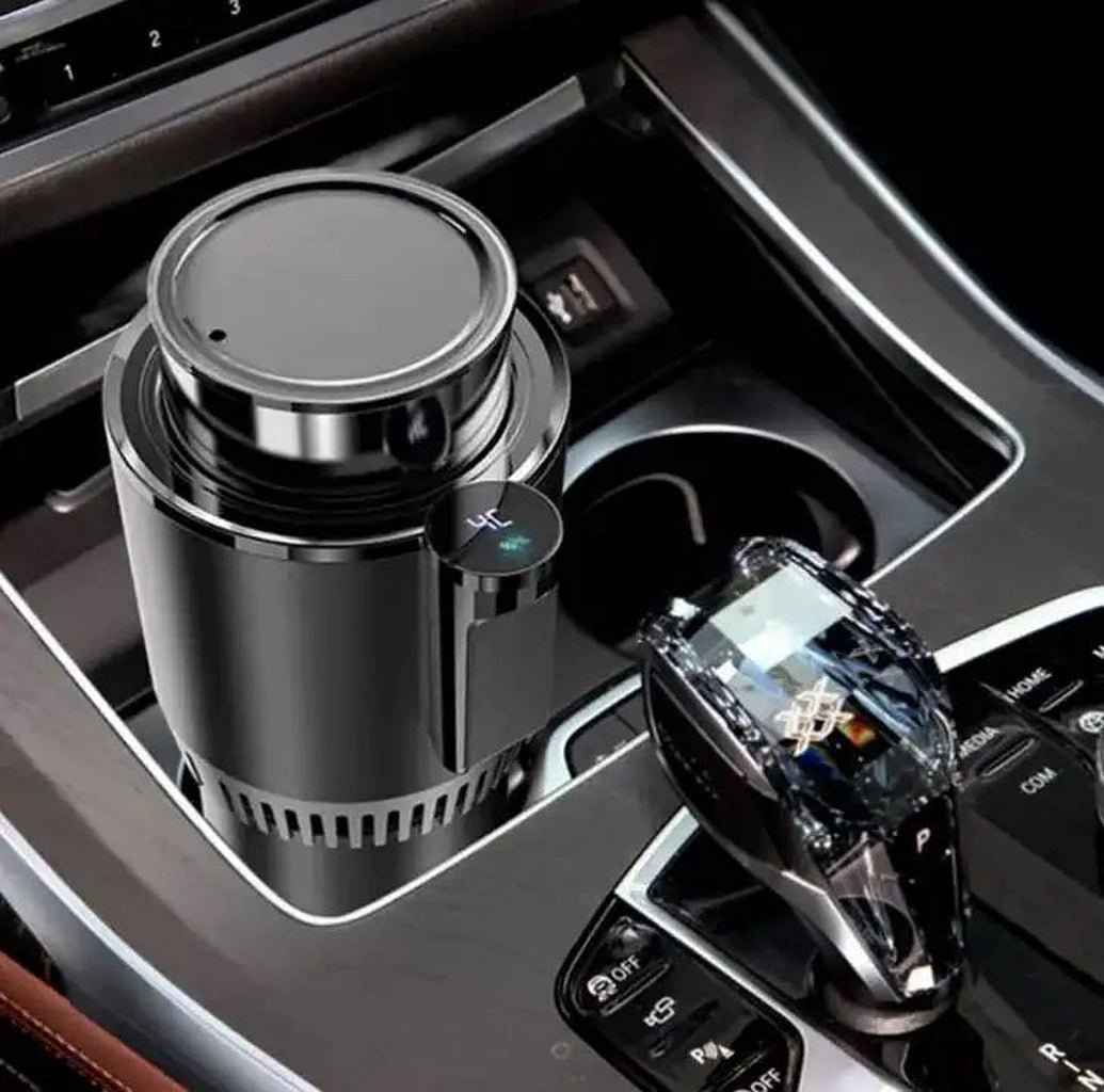 Car Electric Heating/Cooling Cup Holder Mug with Temperature Display-كوب حامل أكواب للتدفئة/التبريد الكهربائي للسيارة مع عرض لدرجة الحرارة-Auto-Emporio-Kuwait.0