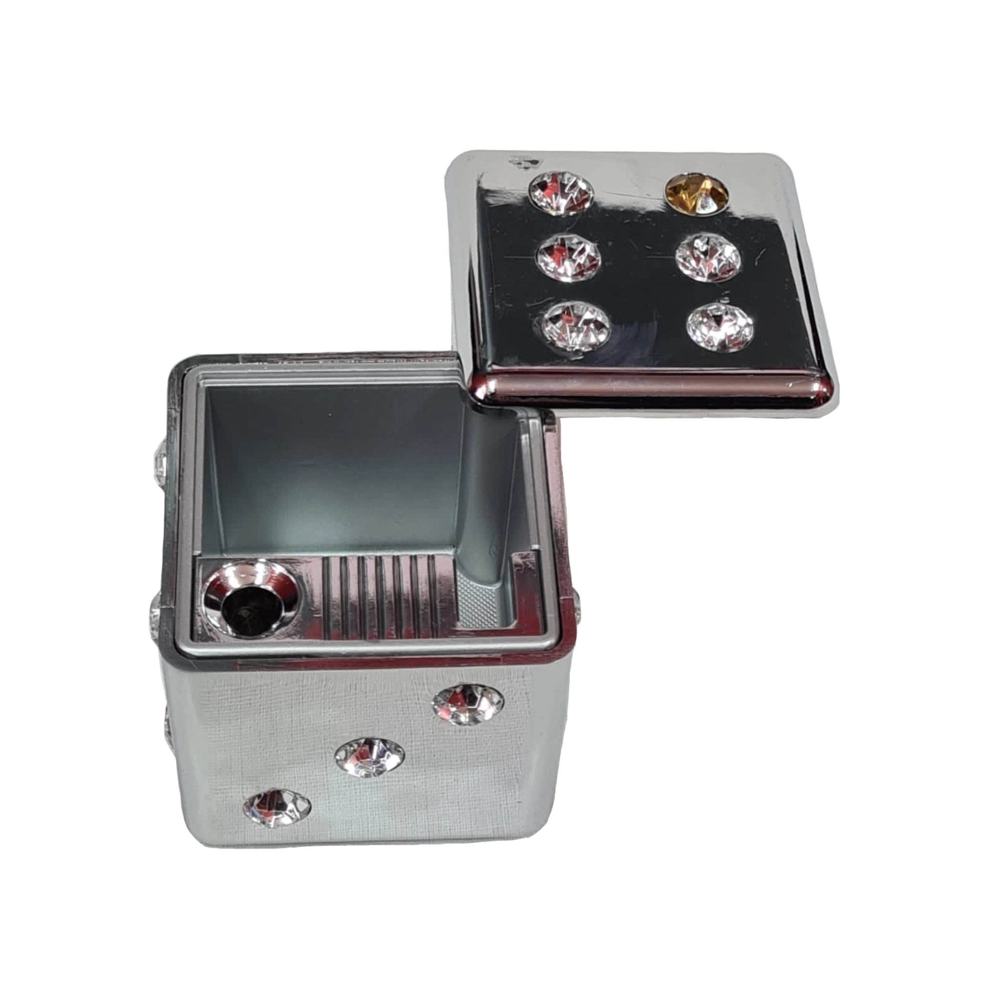 Crystal Dice Ashtray-منفضة سجائر النرد الكريستال-Auto-Emporio-Kuwait.0