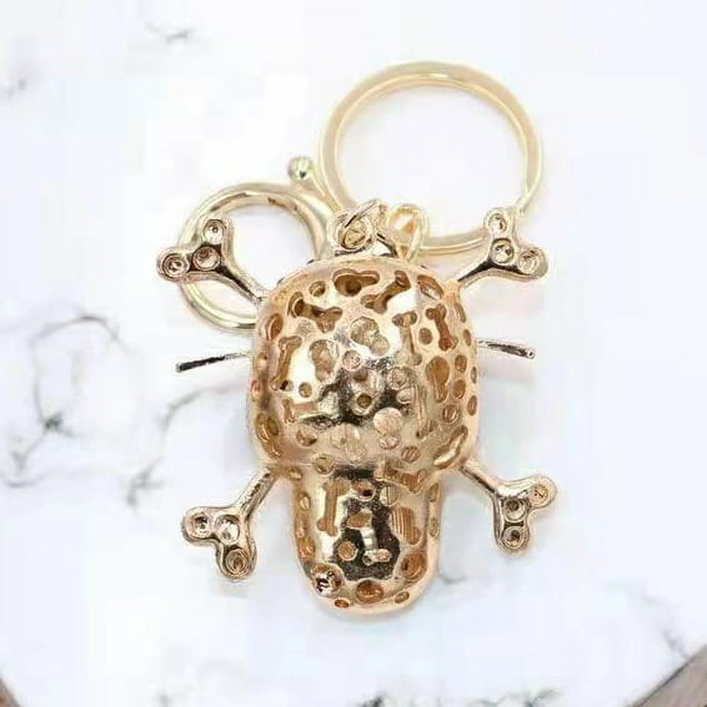 Crystal Skull Hat Keychain-كريستال الجمجمة قبعة المفاتيح-Auto-Emporio-Kuwait.0