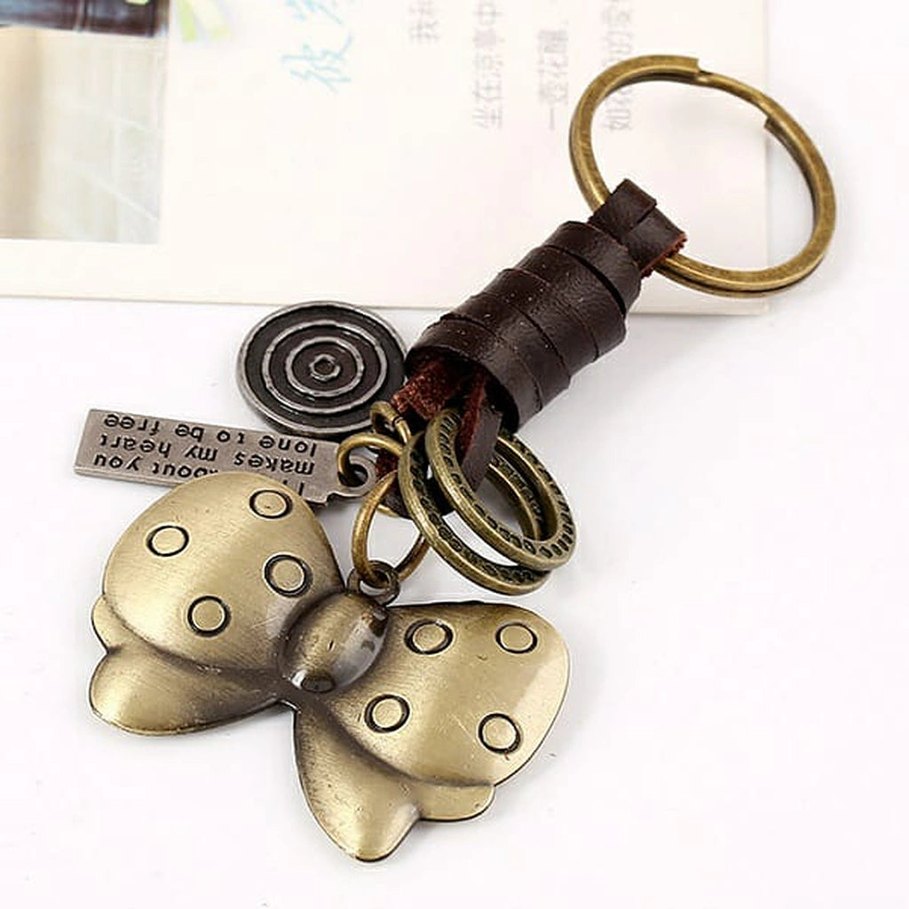 Cute Butterfly Keychain-لطيف سلسلة المفاتيح الفراشة-Auto-Emporio-Kuwait.0