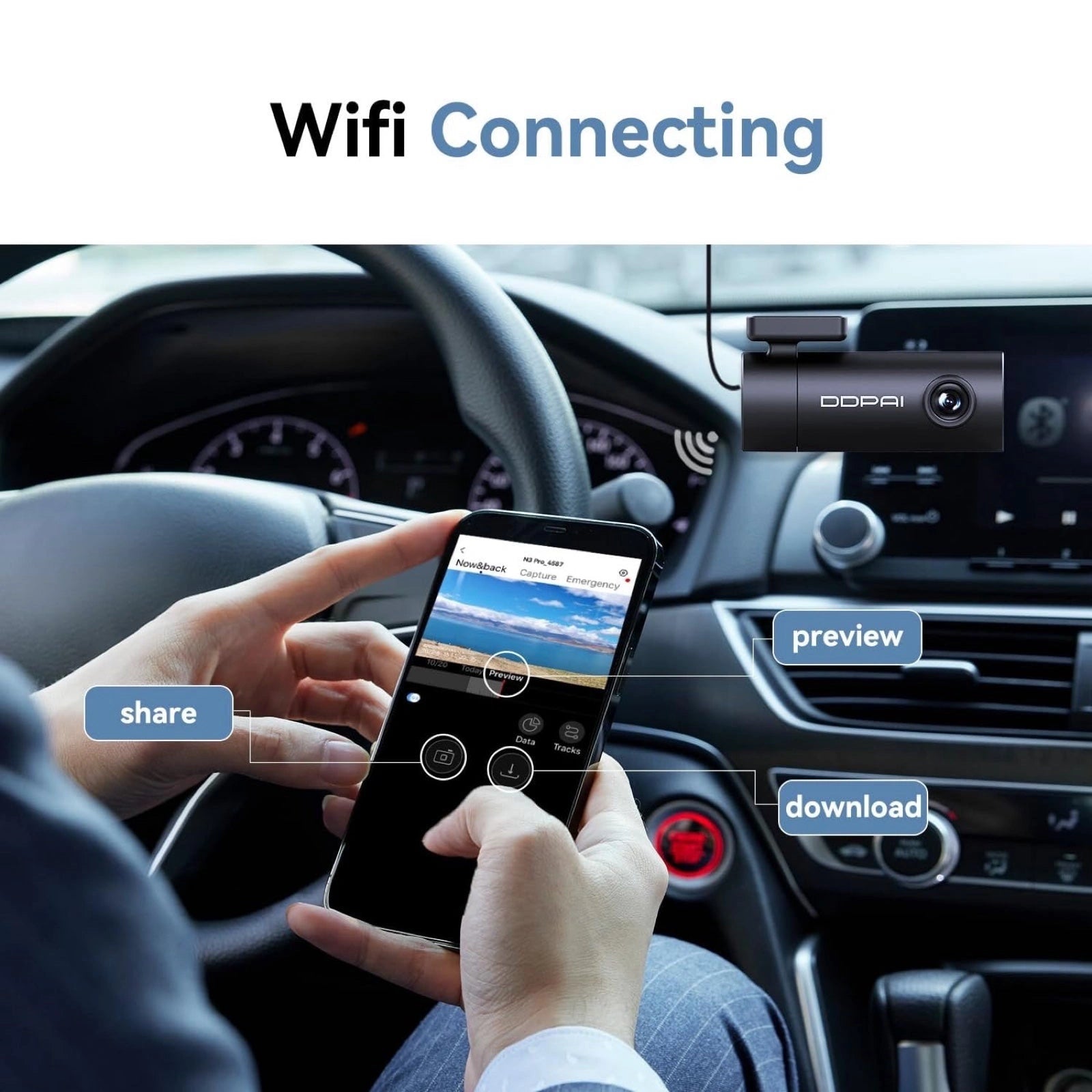 DDPAI MINI PRO 2K Dash Cam (New Version)-DDPAI MINI PRO 2K Dash Cam (الإصدار الجديد)-Auto-Emporio-Kuwait.0