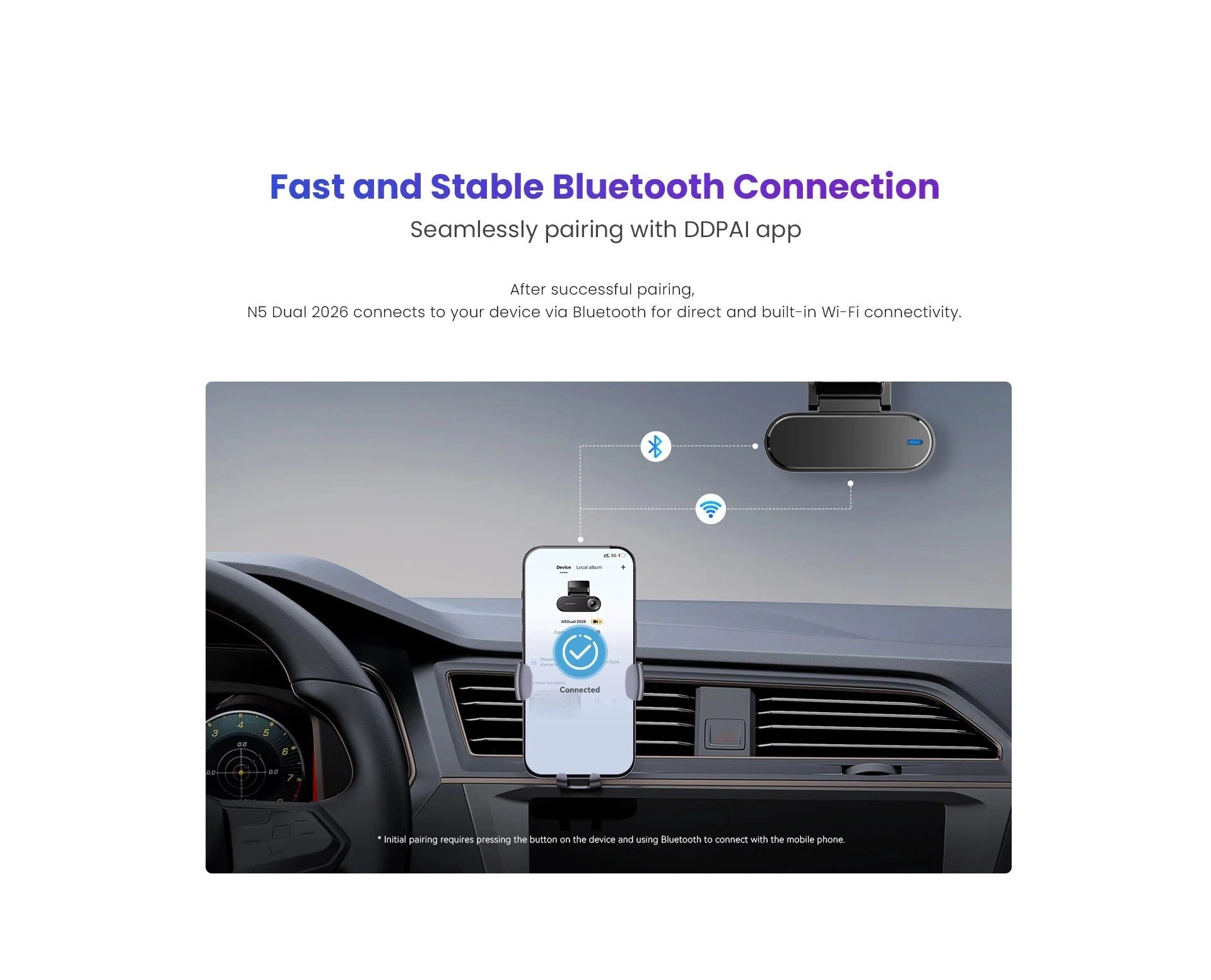 DDPAI N5 Dual 4K Dash Cam (2026 Version)-DDPAI N5 Dual 4K Dash Cam (إصدار 2026)-Auto-Emporio-Kuwait.0