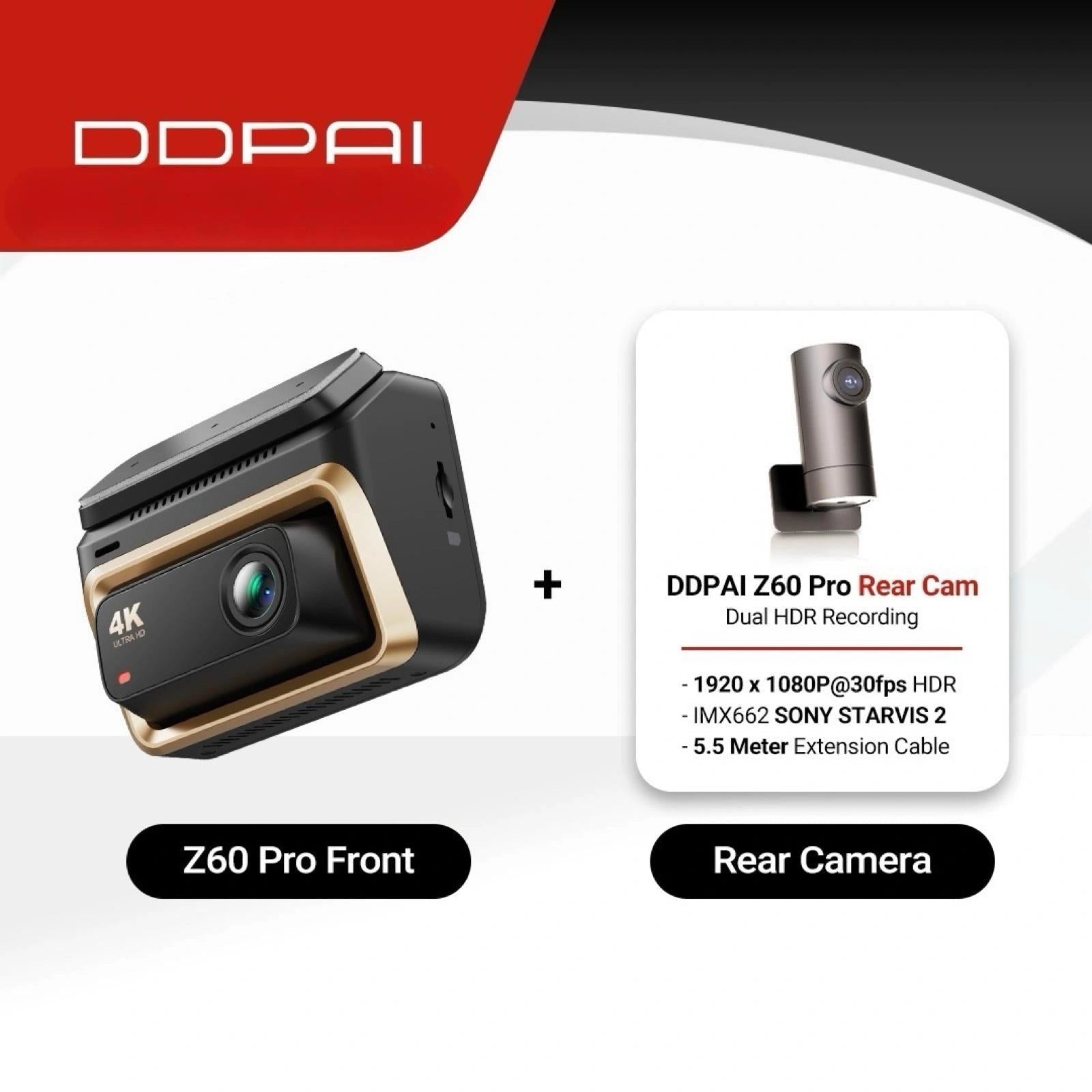 DDPAI Z60 PRO Dash Cam-DDPAI Z60 PRO داش كام-Auto-Emporio-Kuwait.0