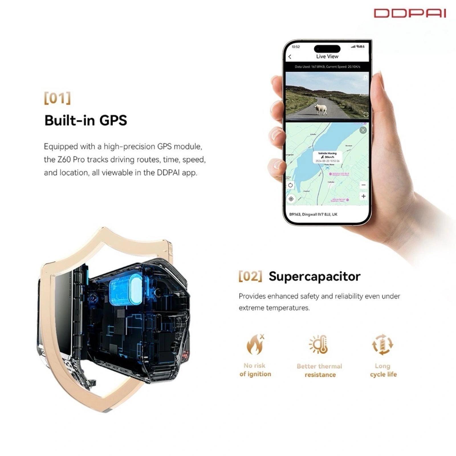 DDPAI Z60 PRO Dash Cam-DDPAI Z60 PRO داش كام-Auto-Emporio-Kuwait.0