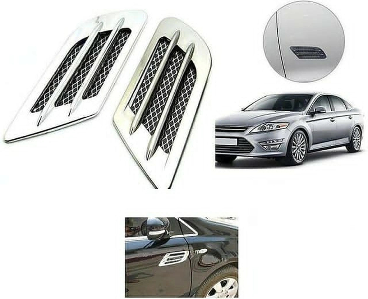 Decorative Side Vent Fender (2 pcs)-حاجز تنفيس جانبي مزخرف (2 قطعة)-Auto-Emporio-Kuwait.0
