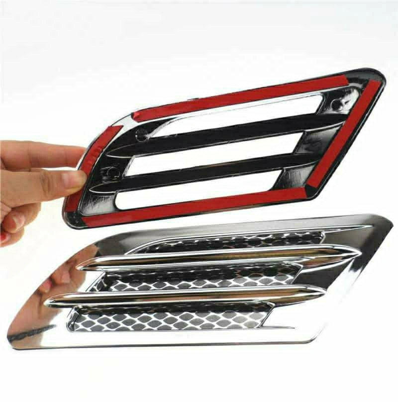 Decorative Side Vent Fender (2 pcs)-حاجز تنفيس جانبي مزخرف (2 قطعة)-Auto-Emporio-Kuwait.0