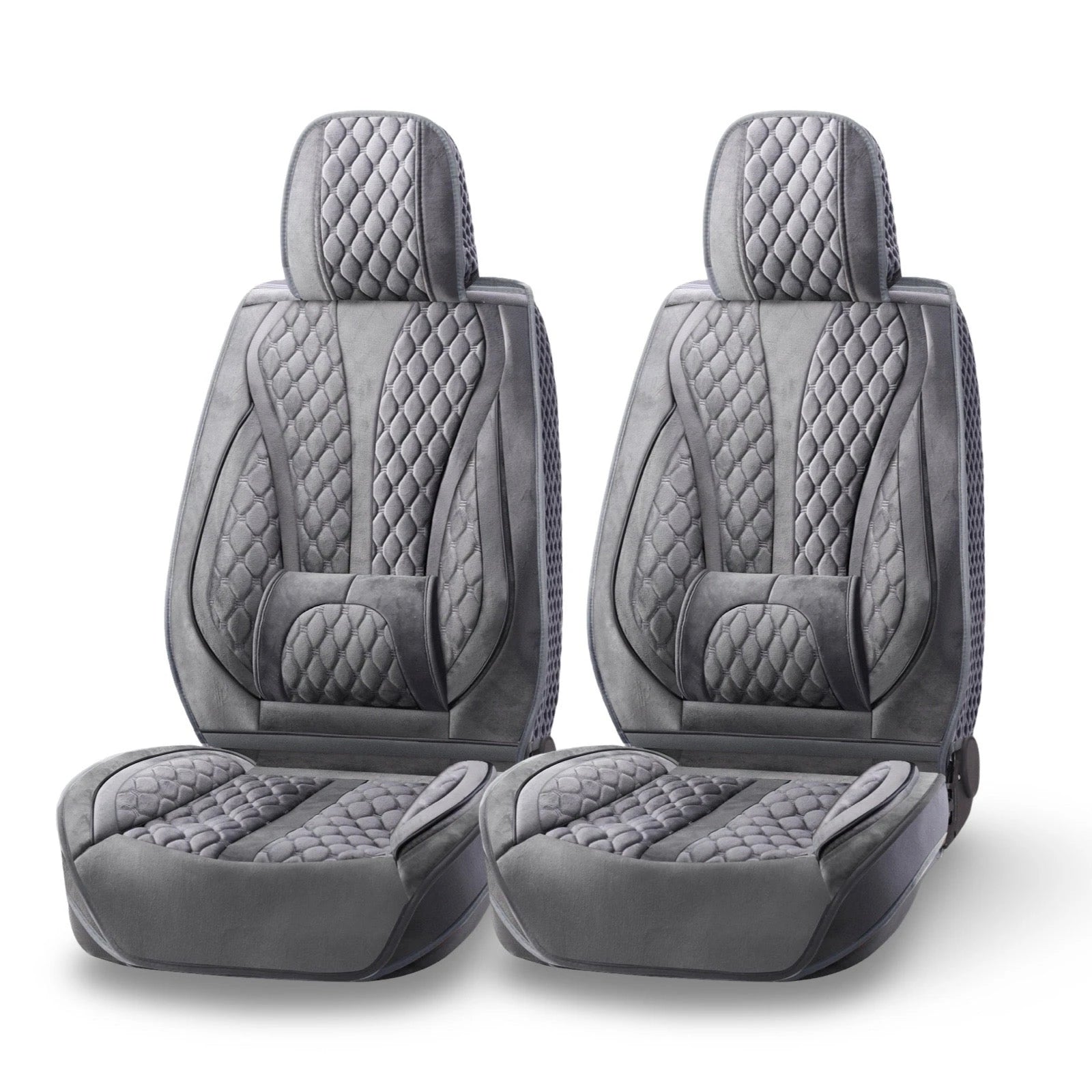 Delux Fabric Seat Cushions (2 pcs)-وسائد مقعد قماش ديلوكس (2 قطعة)-Auto-Emporio-Kuwait.0