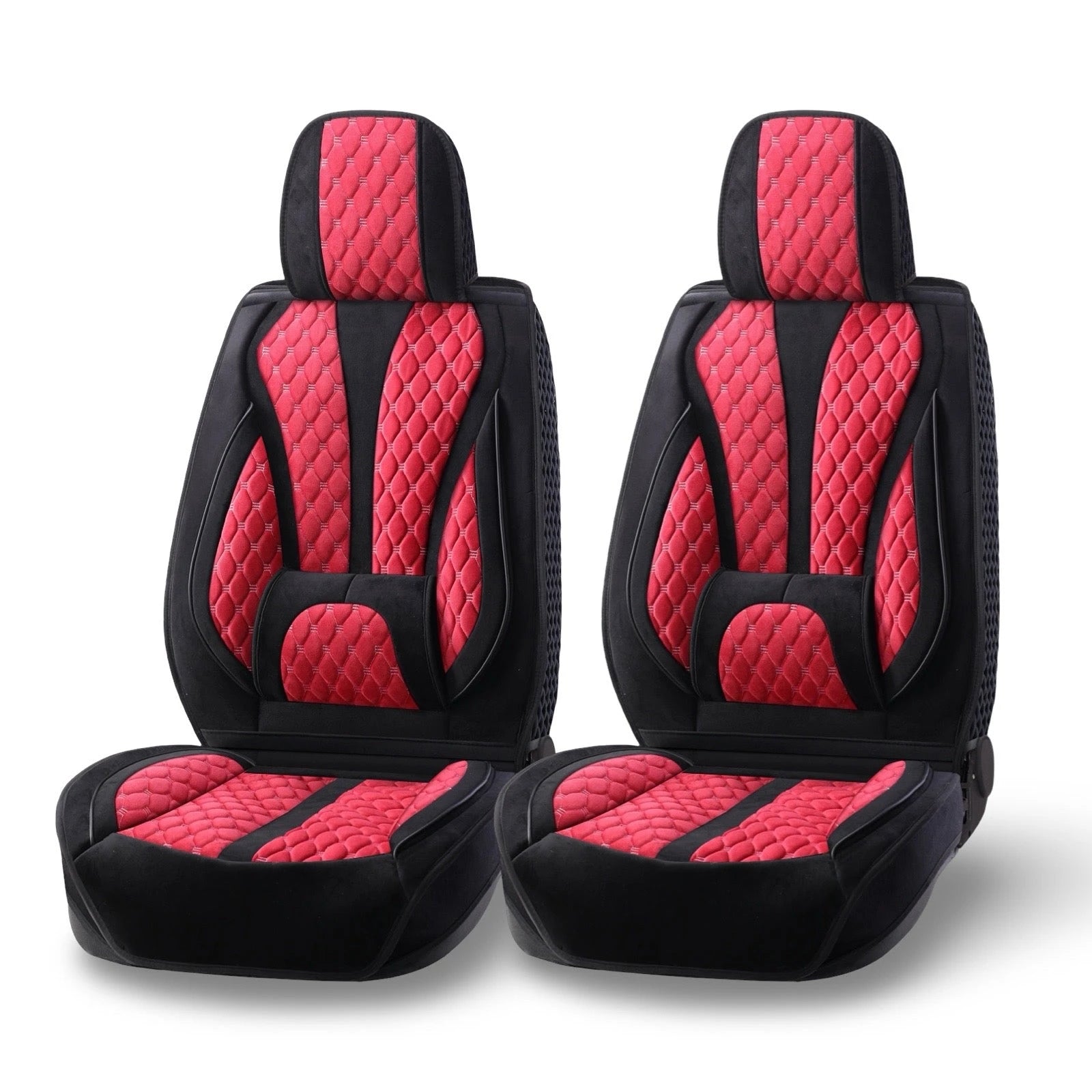 Delux Fabric Seat Cushions (2 pcs)-وسائد مقعد قماش ديلوكس (2 قطعة)-Auto-Emporio-Kuwait.0