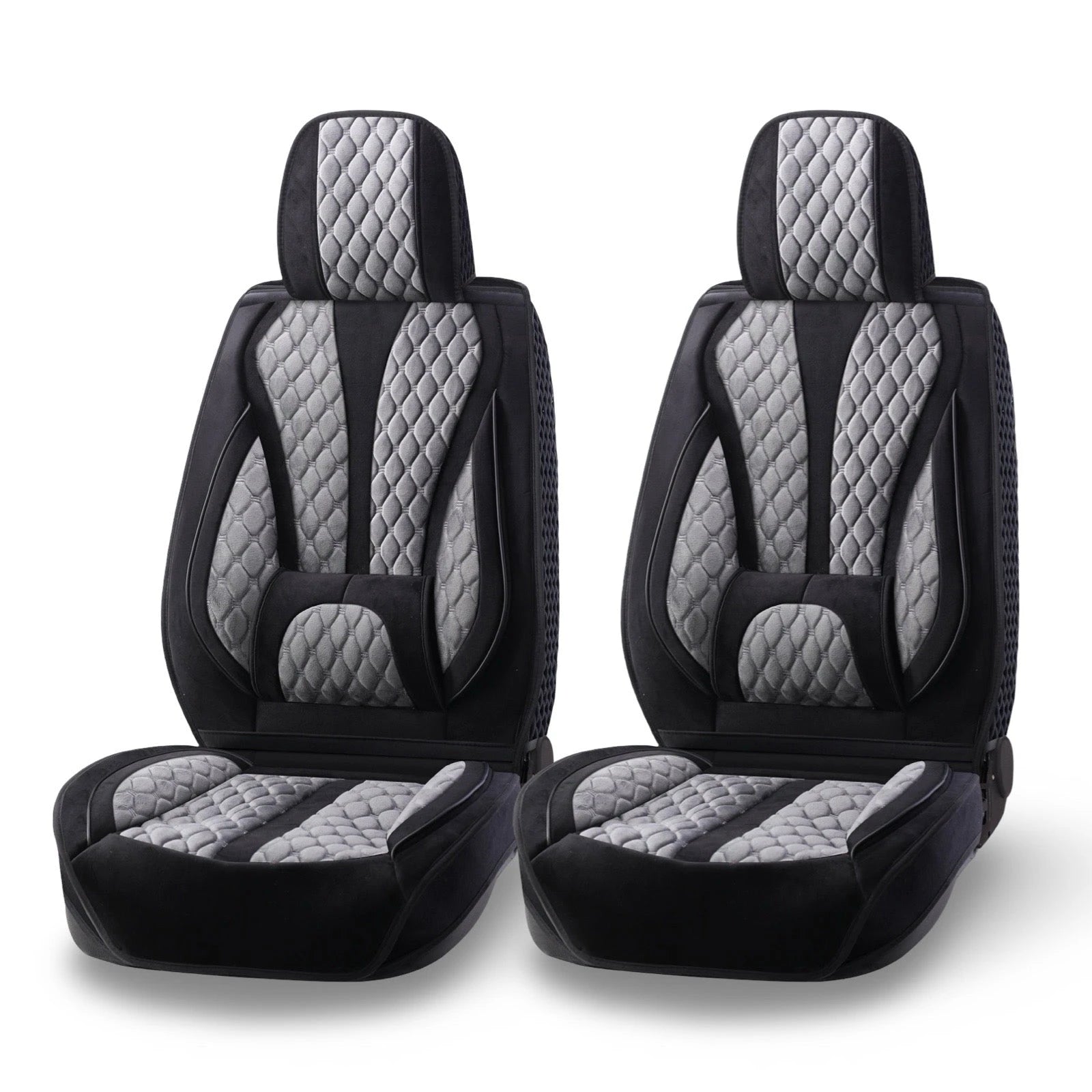 Delux Fabric Seat Cushions (2 pcs)-وسائد مقعد قماش ديلوكس (2 قطعة)-Auto-Emporio-Kuwait.0