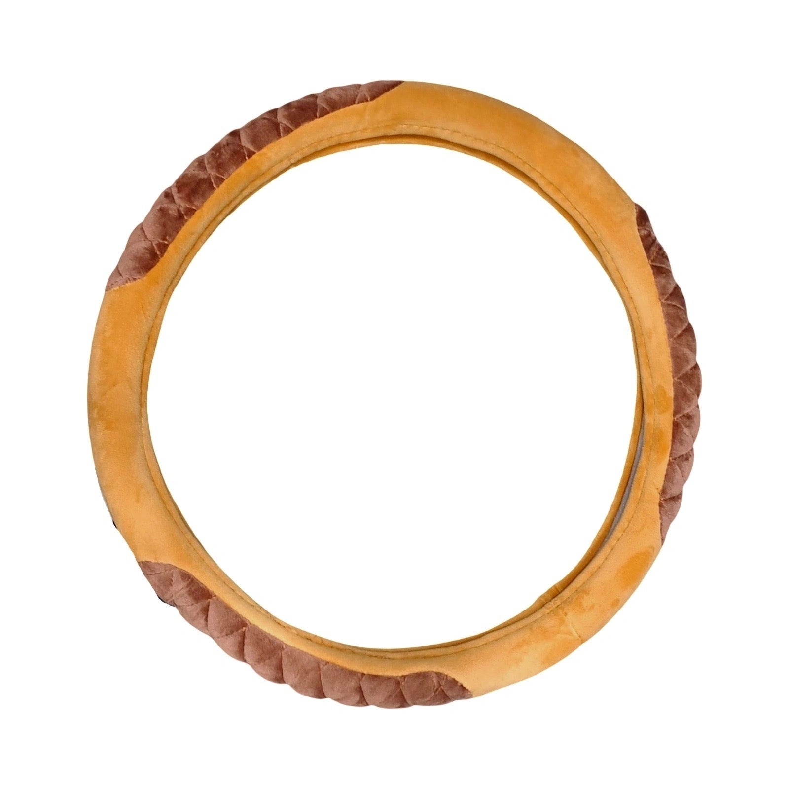 Delux Velvet Steering Wheel Covers L011(Large)-أغطية عجلة القيادة المخملية ديلوكس L011 (كبيرة)-Auto-Emporio-Kuwait.0