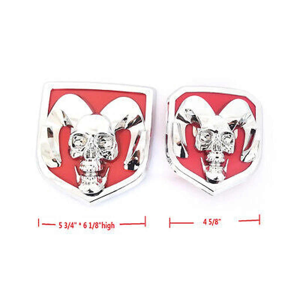 Dodge Skull Head Emblem-شعار دودج جمجمة الرأس-Auto-Emporio-Kuwait.0