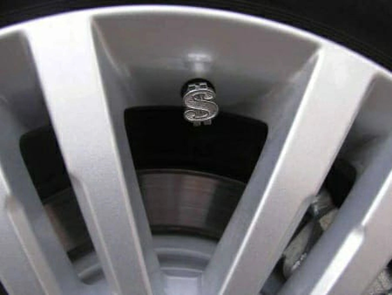 Dollar Tire Valve Caps (4 pcs)-أغطية صمامات إطارات دولار (4 قطع)-Auto-Emporio-Kuwait.0