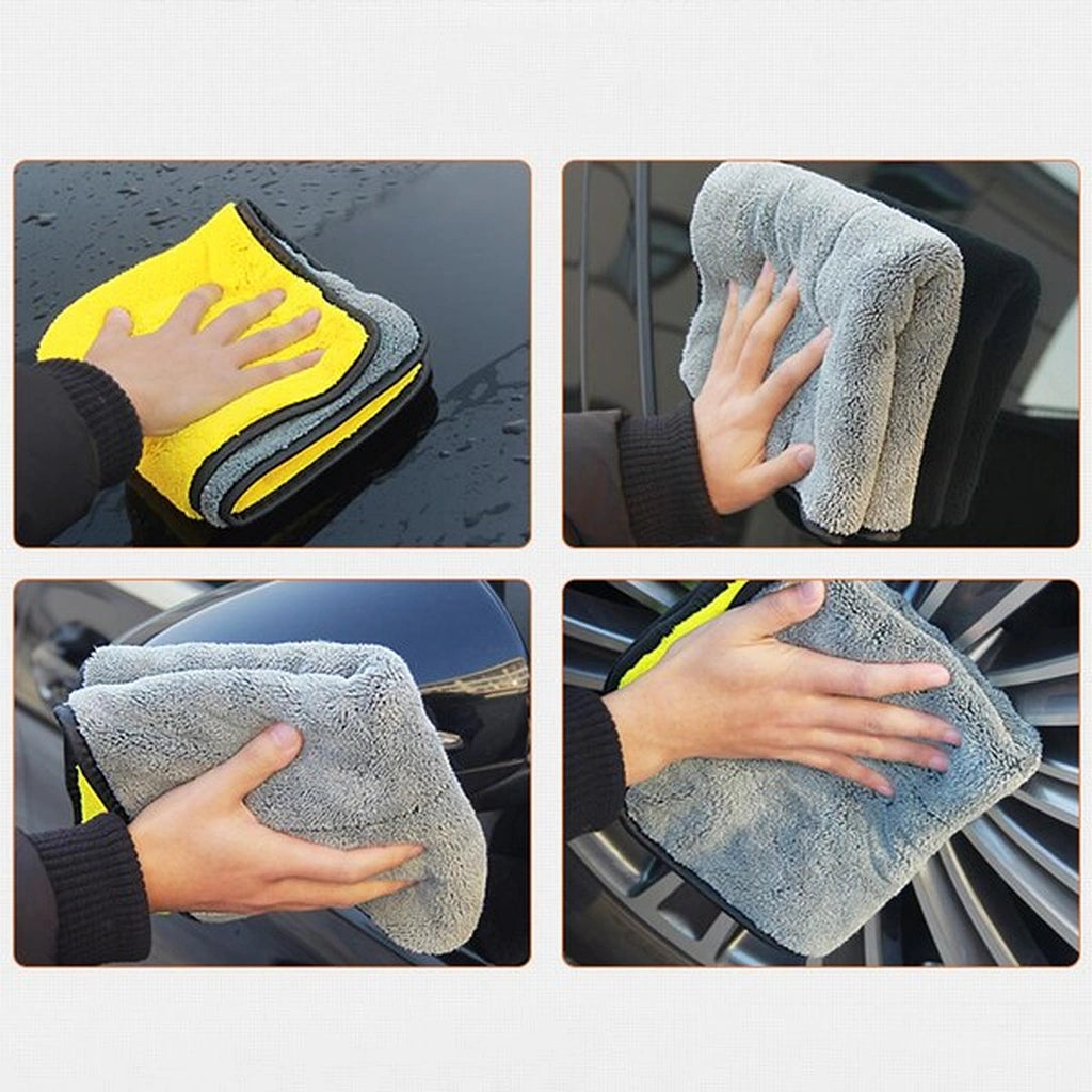 Double Sided Microfiber Car Wash Cloth-قماش غسيل السيارات من الألياف الدقيقة مزدوج الجوانب-Auto-Emporio-Kuwait.0