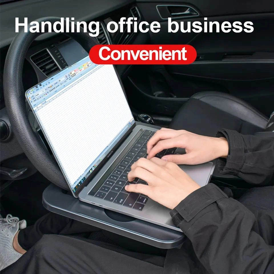 Dual Food Tray with Gap Filler and Cup Holder-صينية طعام مزدوجة مع حشوة للفجوات وحامل أكواب-Auto-Emporio-Kuwait.0