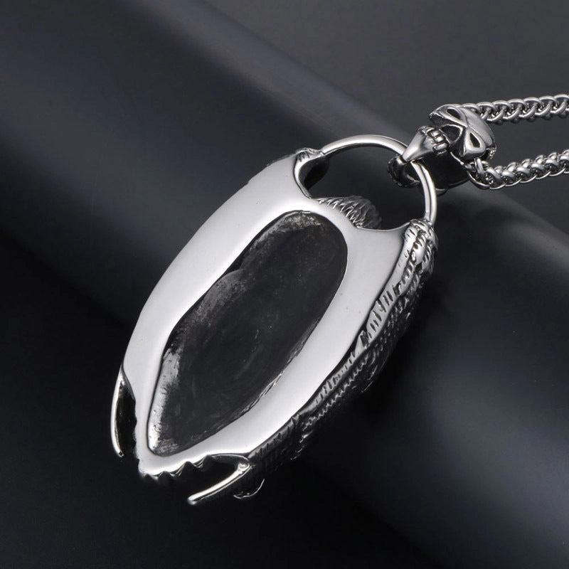 Eagle and Skull Pendant-قلادة النسر والجمجمة-Auto-Emporio-Kuwait.0