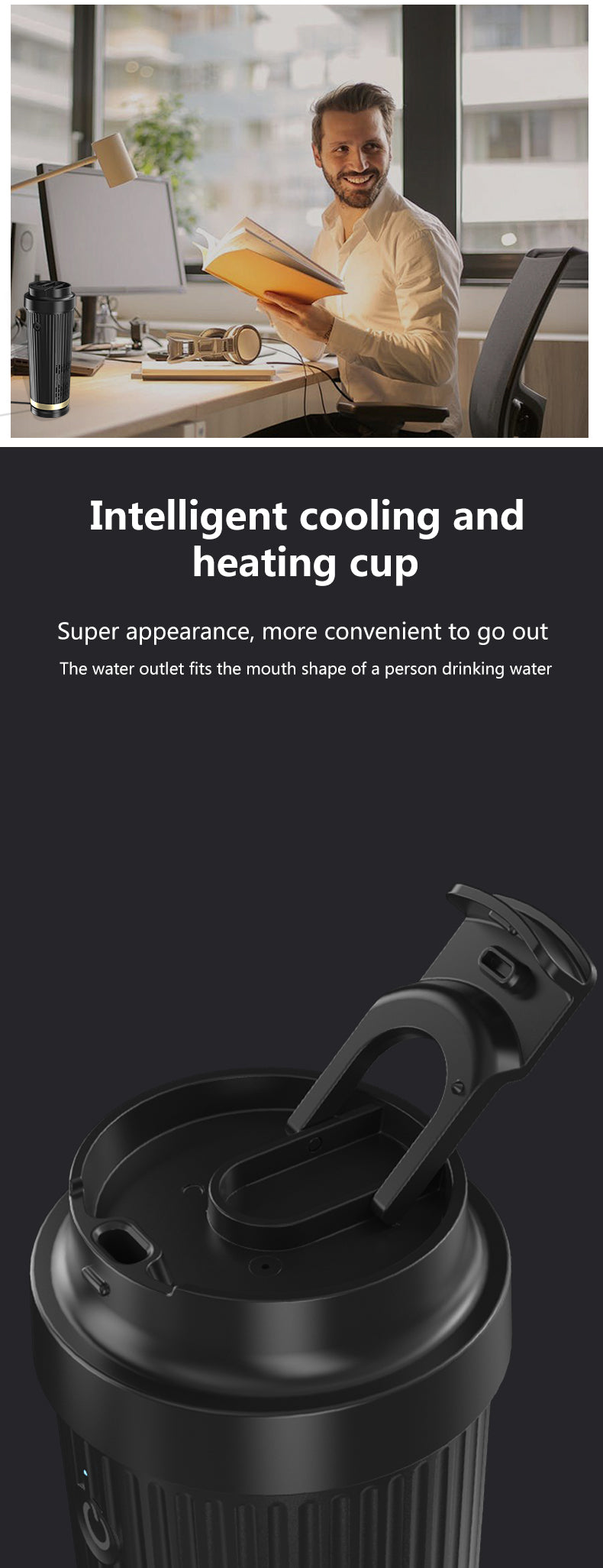 Car Electric Heating/Cooling Cup Holder Mug