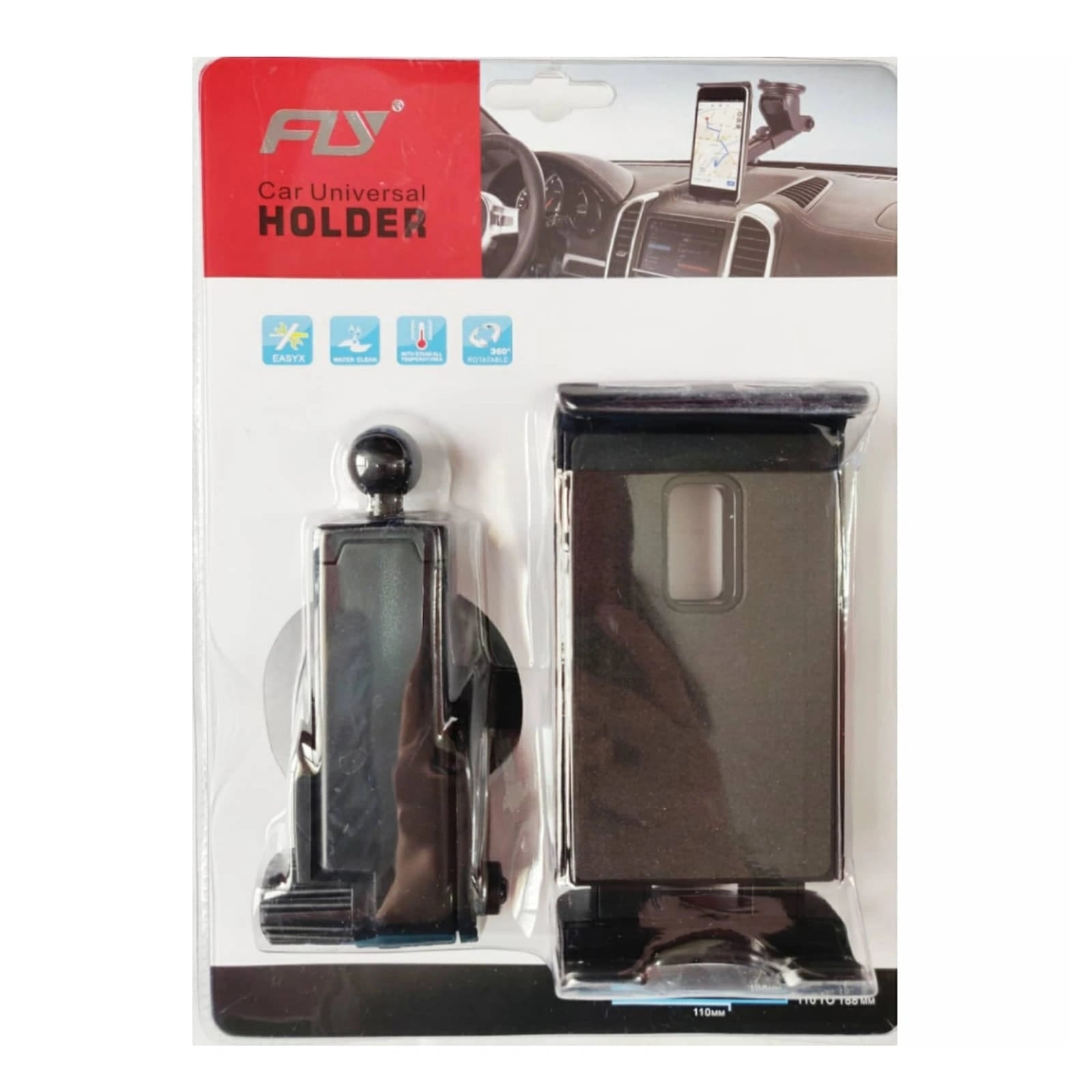 FLY Suction Mobile Holder C1529-حامل موبايل فلاي بالشفط C1529-Auto-Emporio-Kuwait.0