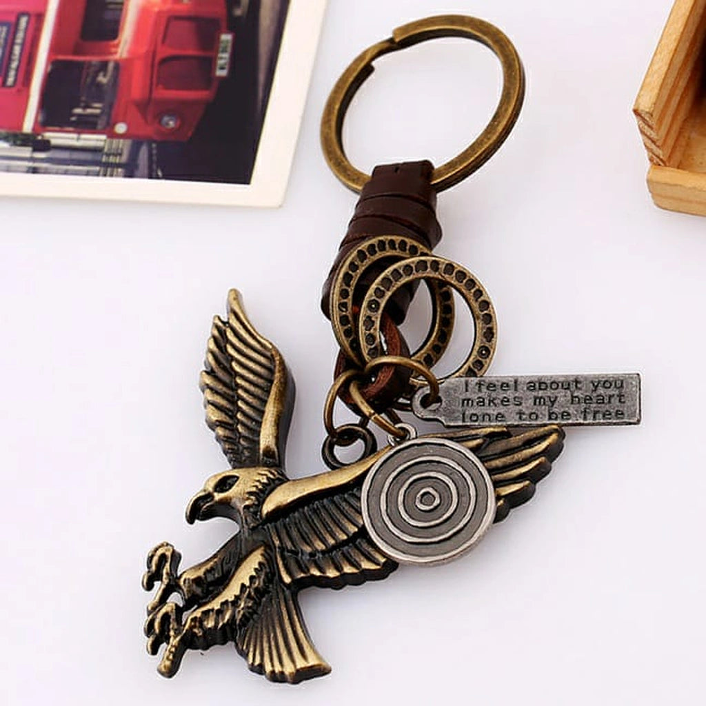 Flying Eagle Keychain-سلسلة مفاتيح النسر الطائر-Auto-Emporio-Kuwait.0