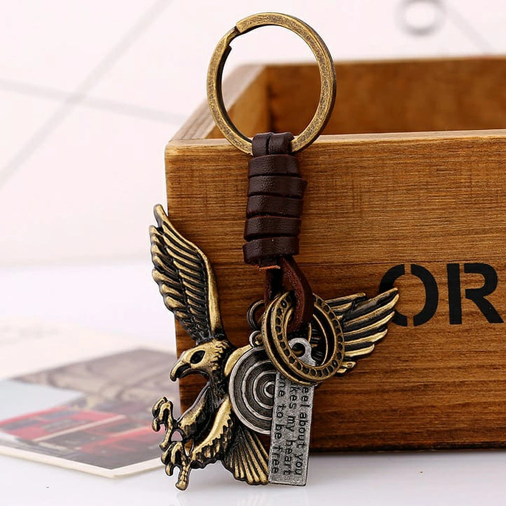 Flying Eagle Keychain-سلسلة مفاتيح النسر الطائر-Auto-Emporio-Kuwait.0
