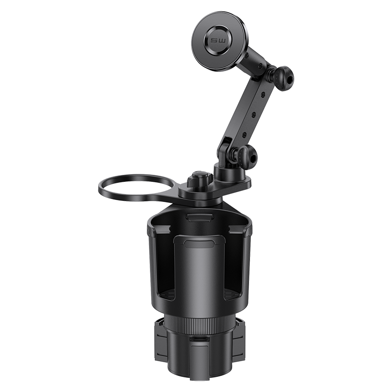 2-in-1 Car Cup Holder with Adjustable Magsafe Mobile Holder 1