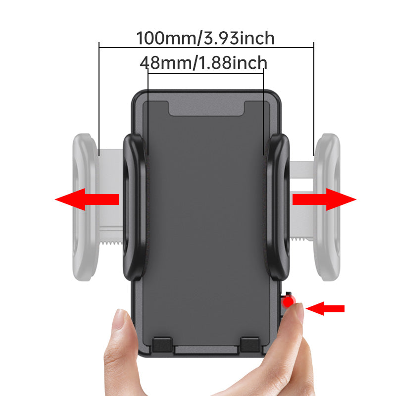 2-in-1 Car Cup Holder with Adjustable Mobile Holder 3
