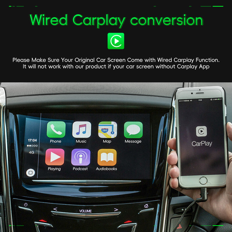 4-in-1 Wireless CarPlay & Android Auto Adapter with AirPlay & Screen Mirroring 4