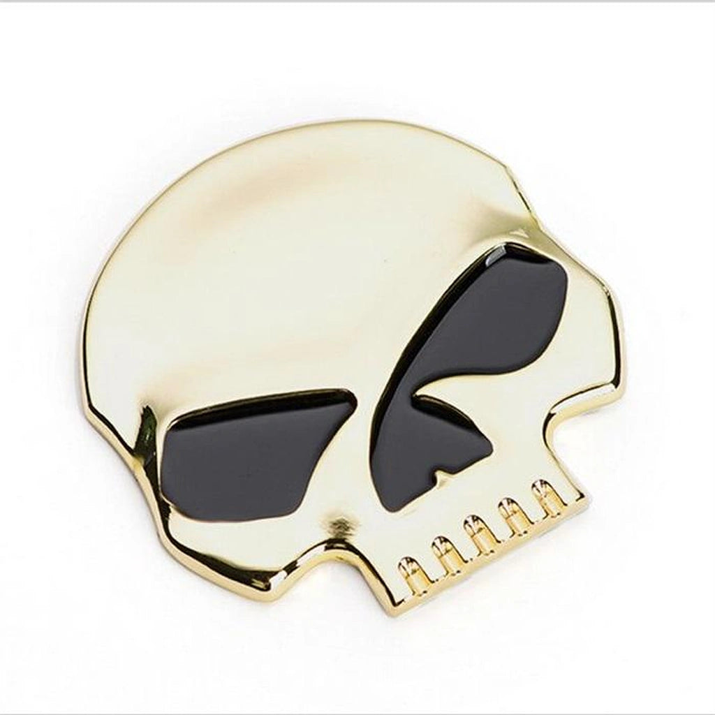 Half Skull Badge Sticker-ملصق شارة نصف جمجمة-Auto-Emporio-Kuwait.0