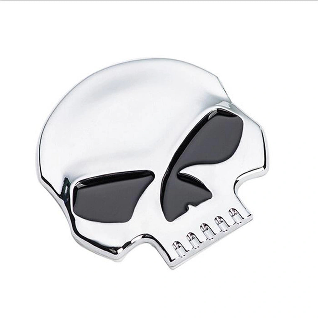 Half Skull Badge Sticker-ملصق شارة نصف جمجمة-Auto-Emporio-Kuwait.0