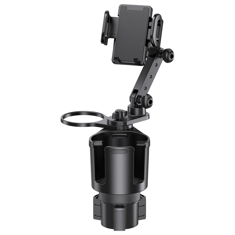 2-in-1 Car Cup Holder with Adjustable Mobile Holder 1