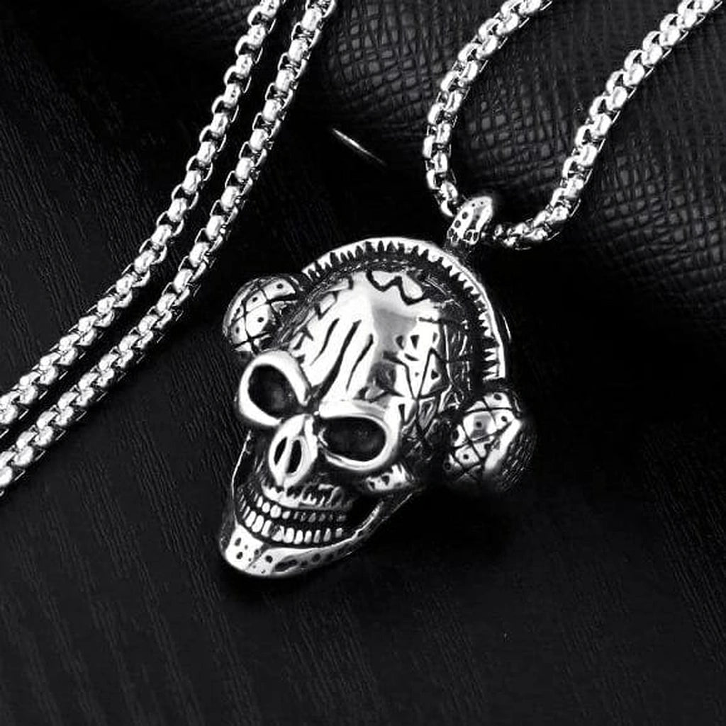 Headphone Skull Pendant-سماعة الرأس قلادة الجمجمة-Auto-Emporio-Kuwait.0