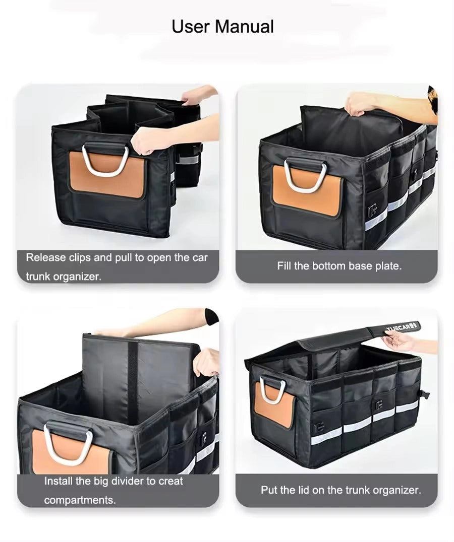 Heavy Duty Foldable Trunk Organiser-منظم صندوق السيارة القابل للطي شديد التحمل-Auto-Emporio-Kuwait.0