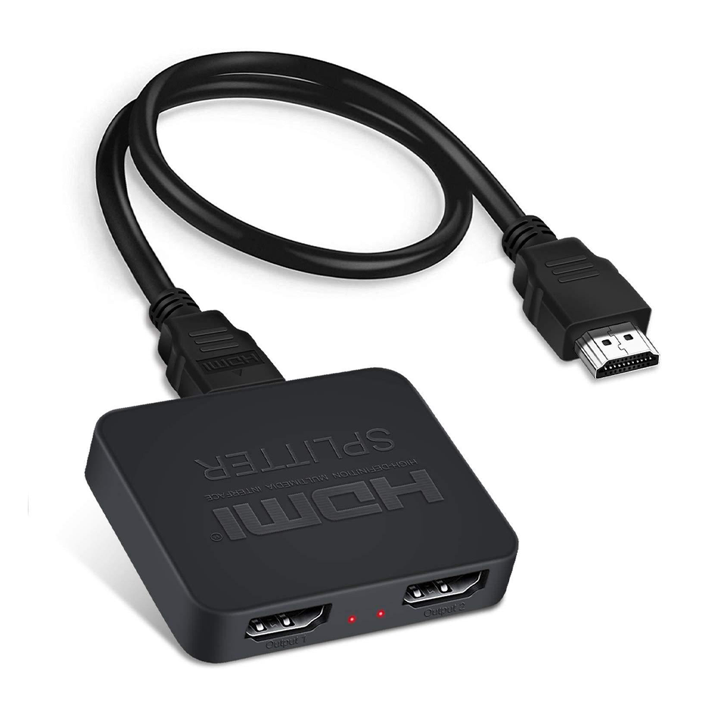 HDMI Splitter 4K HDR Adapter for Dual Rear Screens 2