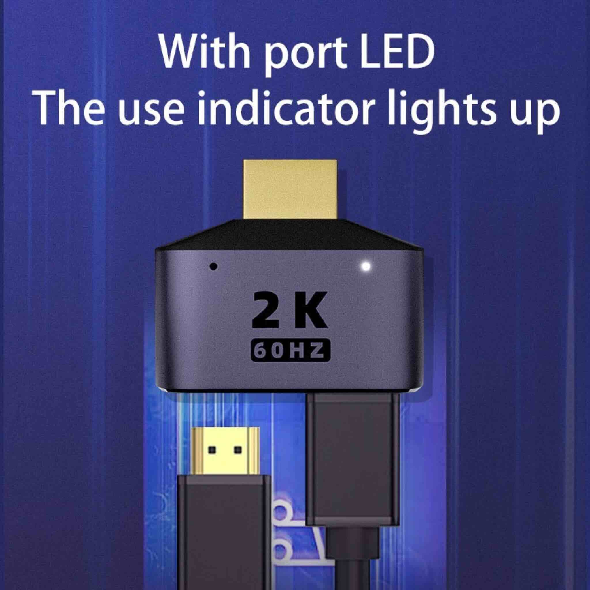 HDMI Splitter 2K HD Adapter for Dual Rear Screens 3
