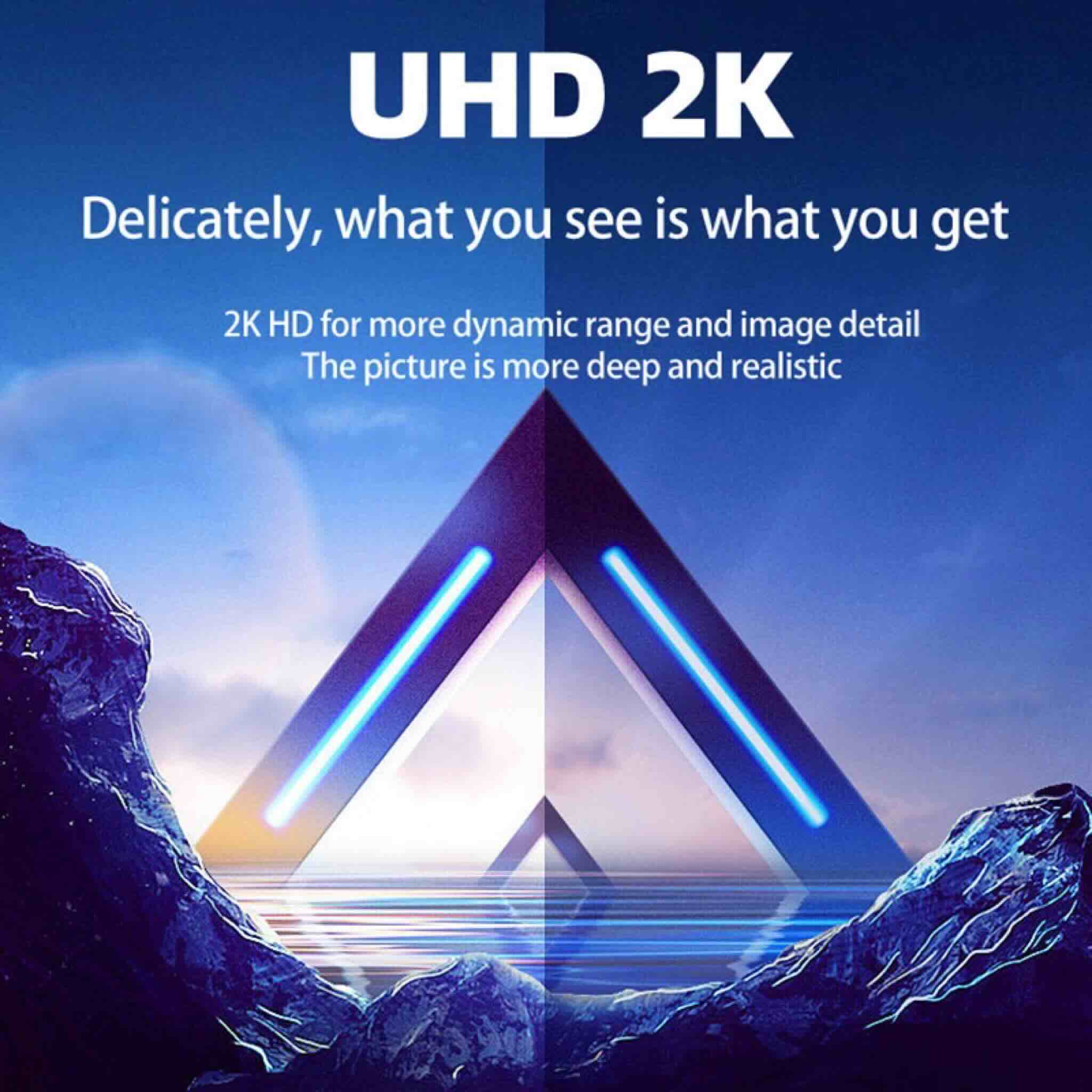 HDMI Splitter 2K HD Adapter for Dual Rear Screens 4