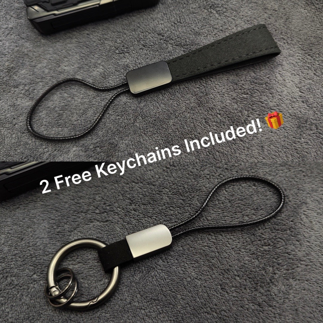 INFINITY Zinc Alloy Key Remote Cover with two keychains