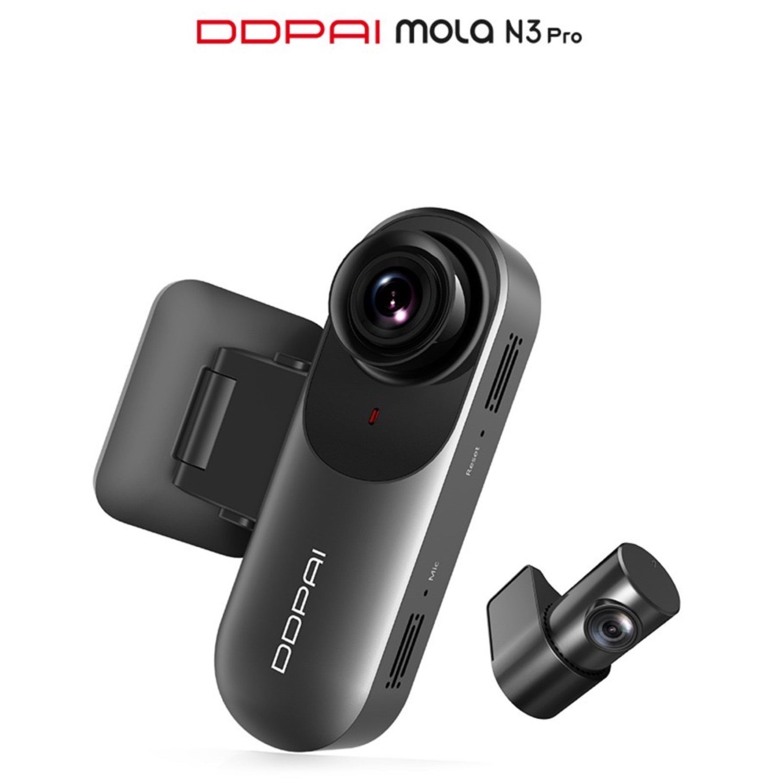 DDPAI MOLA N3 PRO Dual 1600P HD Dash Cam with GPS, Wifi, G-Sensor