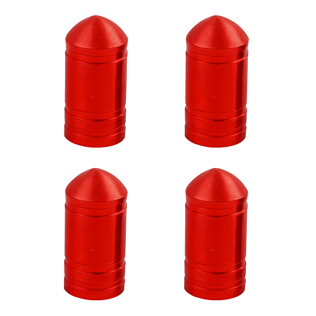 Bullet Tire Valve Caps (4 pcs)