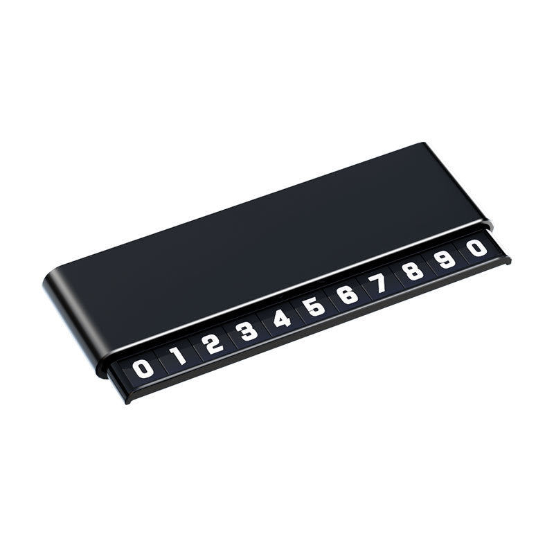 Slide Temporary Number Parking Card