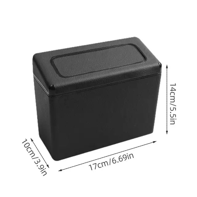 PU Leather Trash Bin